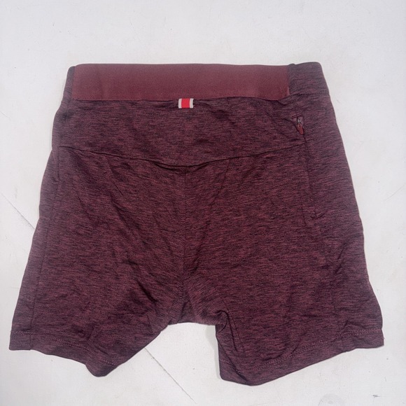 Tracksmith Athletic Gym Running Biker Short Red Tights Women's Size Medium - Picture 2 of 9